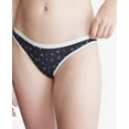 thumbnail image 2 of Calvin Klein FALLING LOGO PRINT BLACK CK One Cotton Bikini Panty, US X-Small, 2 of 4