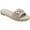 Light Natural LL, variant on MARC FISHER Womens Beige Studded Beira Almond Toe Slip On Dress Espadrille Shoes 8.5 M