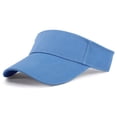 thumbnail image 2 of dgysar Unisex Running Visor Hat Lightweight Empty Top Sun Cap for Sports, Adjustable Fit Sky Blue 1PC, 2 of 6