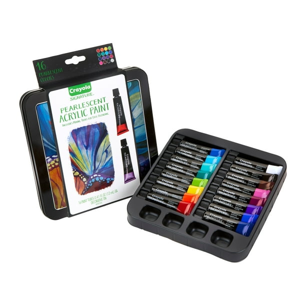 Crayola Signature 16 Count Pearlescent Paint Set