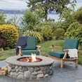 thumbnail image 3 of Classic Accessories Ravenna Water- Patio Lounge Chair/Loveseat Back Cushion, 23 x 20 x 4 Inch, Mallard Green, 3 of 6