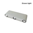 thumbnail image 3 of Bewildely Lámpara LED inteligente acrílica a prueba de polvo para interiores, lámparas de noche impermeables, luces montadas en la pared resistentes al Iluminación y accesorios Verde 6W Bewildely HA073632-06, 3 of 6