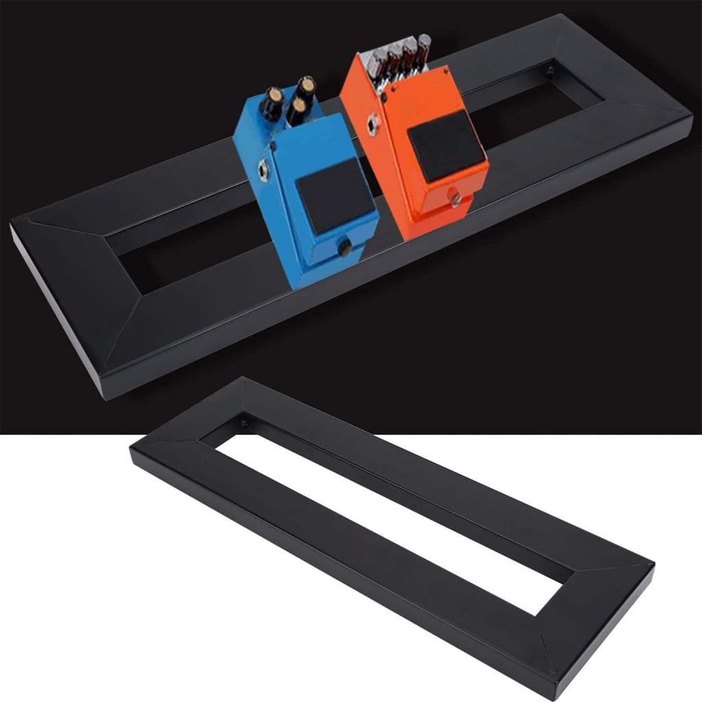 Light Weight Aluminum Alloy Guitar Pedal Case Effect Pedal Organizer Board For Musicians Stage And Studio Small Size