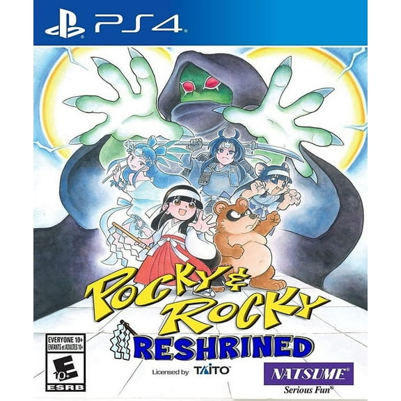Restored Pocky& Rocky Reshrined (Sony Playstation 4, 2022) Shooter Game (Refurbished)