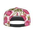 thumbnail image 4 of Fotbe Rose Flowers Flat Bill Visor Cap Classic Snapback Hat Polyester Foam Trucker Hat Trucker Cap Adjustable Baseball Cap, 4 of 9