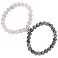 thumbnail image 1 of Pulseras Para Parejas, Pulsera De Amistad, Pulsera Magnética De Atracción Mutua, Pulsera De Distancia A Juego, Pulseras De Cuentas De Piedra 2 Uds Sweethay AP007340-03, 1 of 6