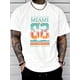 thumbnail image 1 of [Miami Print Tee Shirt] Redovis Miami Print Tee Shirt - Casual Short Sleeve T-shirt for Summer, 1 of 4