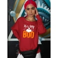 thumbnail image 2 of He's My Boo Sweatshirt Women -Image by Shutterstock, Female XX-Large, 2 of 4