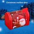 thumbnail image 2 of Caja de dulces creativa a prueba de humedad color brillante Navidad Santa buzón contenedor de galletas para fiesta, 2 of 5