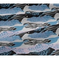 thumbnail image 5 of oneOone Viscose Jersey Baby Blue Fabric Skins Animal Craft Projects Decor Fabric Printed By The Yard 60 Inch Wide, 5 of 5