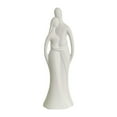 thumbnail image 3 of Couple Statue Minimalist Abstract Figurine Art Ornament Creative Sculpture Lover for Home Wedding Living Room Shelf Desktop C, 3 of 8