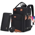 thumbnail image 1 of Bolsa Mochila Para Pañales BAGPARKK 30x22x43 cm Impermeable con USB, 1 of 7