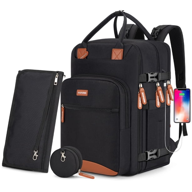Bolsa Mochila Para Pañales BAGPARKK 30x22x43 cm Impermeable con USB