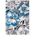 thumbnail image 1 of Modern Floral Area Rugs 7'6" X 9' 5" Blue, 1 of 1