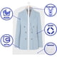thumbnail image 4 of Bolsas para ropa, artículos sencillos para el hogar, transparentes, 81 cm con cremallera, paquete de 10, 4 of 7