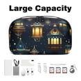 thumbnail image 3 of Lantern Electronic Organizer Travel Case, Oxford Fabric Waterproof PC Case Cable Organizer Cord and Cable Organizer Electronic Travel Case Organizer, 5.9x9.44x3.14 in, 3 of 6