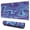The Purple Surging, variant on Sea Scenery At Night desk Mouse Padwaterproof,rubber multispandexnon Slip MousematDesk Pad for Office Home Game 31.5x15.7inches