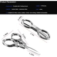 thumbnail image 2 of Safe Portable Travel Mini Scissors, Stainless Steel Retractable Small Scissors for Home Office, Safe Portable Travel Scissors, 2 Piece Set, 2 of 6