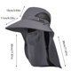 thumbnail image 3 of Xihbxyly Ofertas Del Día de Hoy Sombrero de Pescador Grande para Exteriores, para Hombre, para Montañismo, Pesca, Sombrilla, Protector Solar, 3 of 7