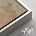 thumbnail image 6 of Framed Canvas Print Abstract Modern Wall Art Neutral Minimalist Decorative for Living Room Bedroom - 24"x24" WHITE, 6 of 8