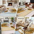 thumbnail image 5 of 8x10 Area Rugs for Living Room, Farmhouse Cow Non Slip Area Rugs for Kitchen Bedroom Entryway, Spring Flowers Colorful Wooden Washable Carpet Runner Rug Floor Mats for Bedroom Home Decor, 5 of 8