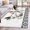 Gray, variant on 3'x5' Area Rugs, Chicken Indoor Outdoor Area Rug for Living Room Bedroom, Farmhouse Country Animal Black Flower Leaf Washable Bathroom Rugs Kitchen Floor Carpet Mats Home Decor Aesthetic