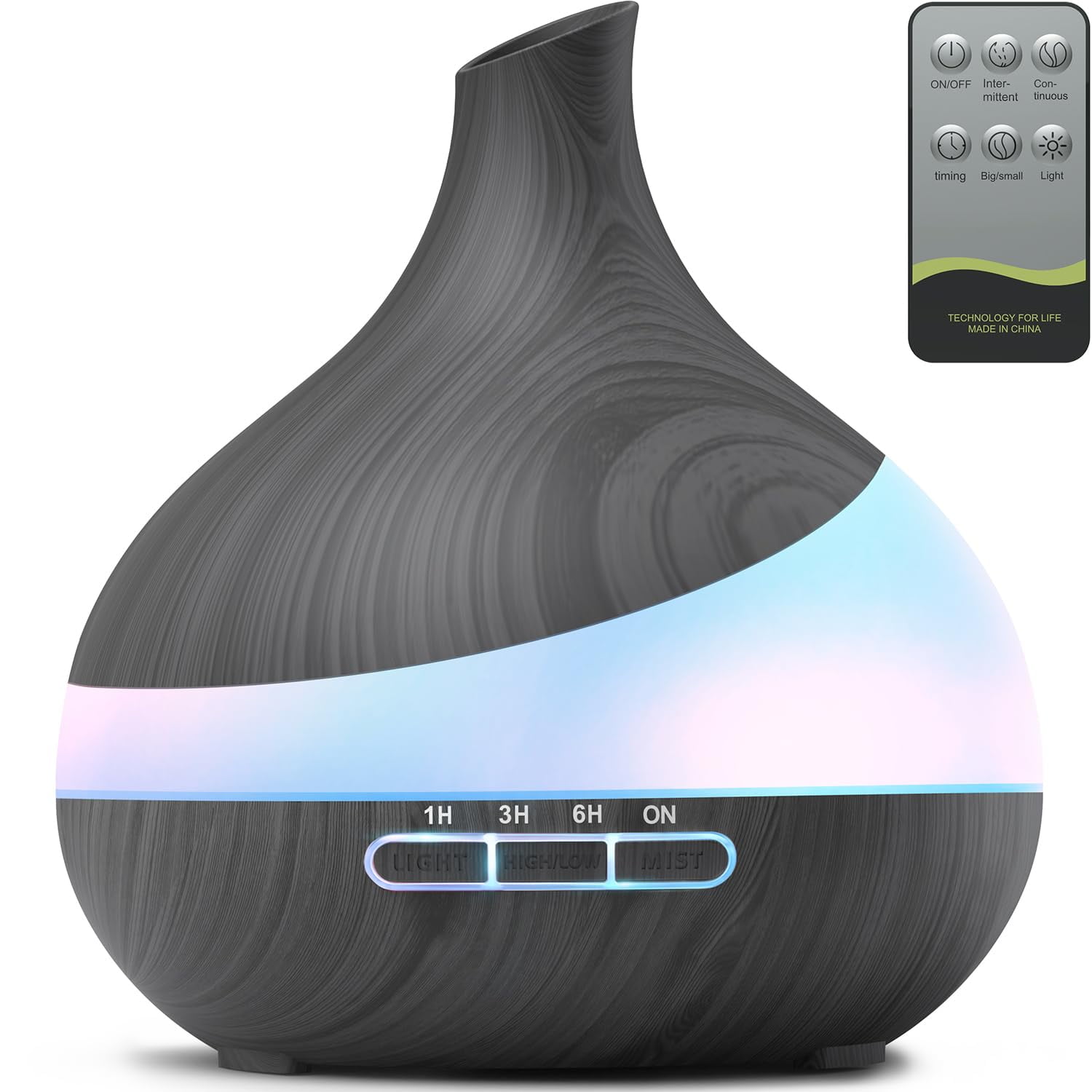 Hjthjt 500Ml Essential Oil Diffuser: Aroma Diffuser With Remote