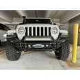 thumbnail image 2 of Vijay For 2007-2018 Jeep Wrangler JK Front and Rear Bumper with Aluminum LED Lights and 3/4" D-Rings, 2 of 9