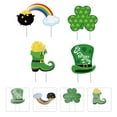 thumbnail image 2 of 4 Pcs Panneaux Créatifs Portables pour Jardin, Piquets pour la Saint-Patrick, 2 of 6