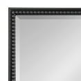 thumbnail image 3 of Kate and Laurel Makenna Traditional Rectangle Wall Mirror, 18 x 24, Black, Beaded Vintage Bathroom Mirror with Ornate Detailing and Beveled Edge Design, 3 of 7