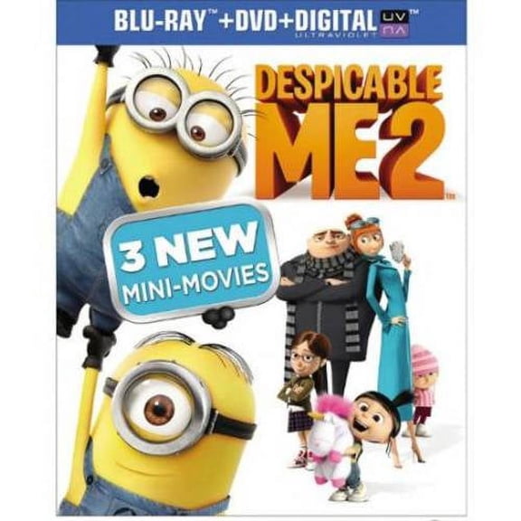 Despicable Me 2 (Blu-ray DVD )