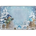thumbnail image 4 of SKYSONIC Merry Christmas Non-Slip Area Rug, Unique Snowman Snowflake Floor Carpet Comfort Floor Mats Decor for Indoor Front Porch Living Room Bedroom Kitchen, 36"x24", 4 of 5