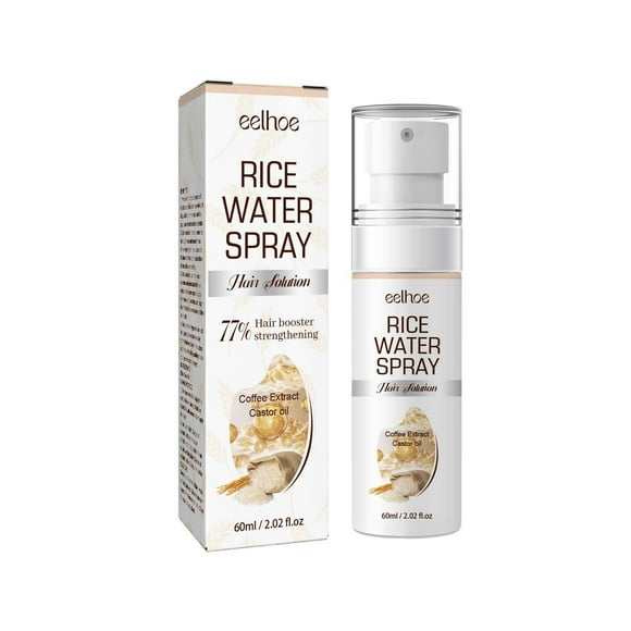 Suero de agua de arroz para el crecimiento del cabello para mujeres Spray de agua de arroz Agua de arroz para el cabello Spray de agua de arroz 60 ml spray spray