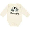 thumbnail image 3 of Inktastic My 1st Mothers Day Girls Long Sleeve Baby Bodysuit, 3 of 5
