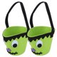 thumbnail image 5 of bolsas de fieltro para dulces de Halloween, bolsas de regalo para trucos o golosinas, bolsas con asas, recuerdos de fiesta, color verde, 5 of 14