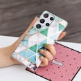 thumbnail image 4 of Allytech Galaxy S22 Ultra 5G Cell Phone 6.8" Case 2022 Electroplated Silicone Soft Flexible TPU Back Shockproof Cover Ultra Thin Lightweight Case for Samsung Galaxy S22 Ultra 5G, White Green Marble, 4 of 4