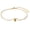 Gold C, variant on Initial Bracelets for Women Heart Letter M Gold Plated Stainless Steel Simple Cute Dainty Personalized Adjustable Delicate Alphabet K Elegant Open Thin Jewelry Gold M