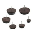 thumbnail image 4 of 50 Pcs Non-slip Floor Protector Chair Table Furniture Leg Bottom Feet Glides Nail-On Heavy Duty Felt Pads, 4 of 6