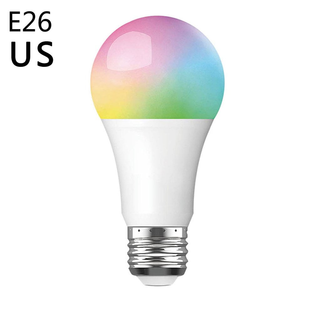 Brand New 10W WiFi Smart Light Bulb RGB Colorful Light LED E27 E26 WiFi