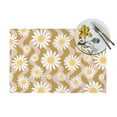 thumbnail image 4 of PUREYAH Table Placemats Set of 1 , Washable Heat Resistant Fresh Yellow Daisy Table Decorations Placemats for Dining Room Kitchen, 4 of 6