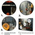 thumbnail image 3 of Designart "Urban flow" Abstract Collages Floater Framed Canvas Wall Art, 3 of 7