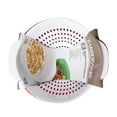 thumbnail image 6 of Farberware Professional Bowl and Colander Set, Red and White, 6 of 10