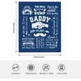 thumbnail image 6 of New Dad Gifts Blanket 60"x 50", First Time Dad Gifts, Dad to Be Gifts for 1st Time Dad, Expectant Dad Gifts, Dad Est 2025, Father to Be Gifts, Daddy to Be Gifts, Soon to Be Dad Gifts, 6 of 6