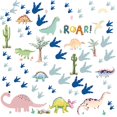 thumbnail image 5 of Calcomanías de dinosaurios, pegatinas de pared, decoración de habitación de niños, brillan en la oscuridad, luminosas Decoración de dormitorio, sala de estar, baño, 5 of 5
