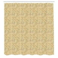 thumbnail image 3 of Ambesonne Neutral Color Shower Curtain, Pastel Pavement Brick, 69"Wx70"L, Tan and Multicolor, 3 of 5