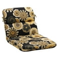 thumbnail image 2 of Pillow Perfect 450438 Crosby White Rounded Corners Chair Cushion, 2 of 2