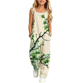 thumbnail image 4 of Coerni Lightweight Harems Jumpsuits for Girls Fashion Boho Floral Printed Rompers Summer Casual Suspender Overalls Beach Vacation, 4 of 4