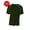 FOREST/ GRAPHITE, variant on JustBlanks Mens Moisture Wicking Athletic Performance Crew Spartan Color Block Short Sleeve
