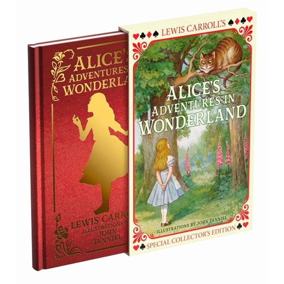 Arcturus Silkbound Classics Alice's Adventures in Wonderland: Special Slipcased Collector's Edition with Original Illustrations by John Tenniel, (Hardcover)