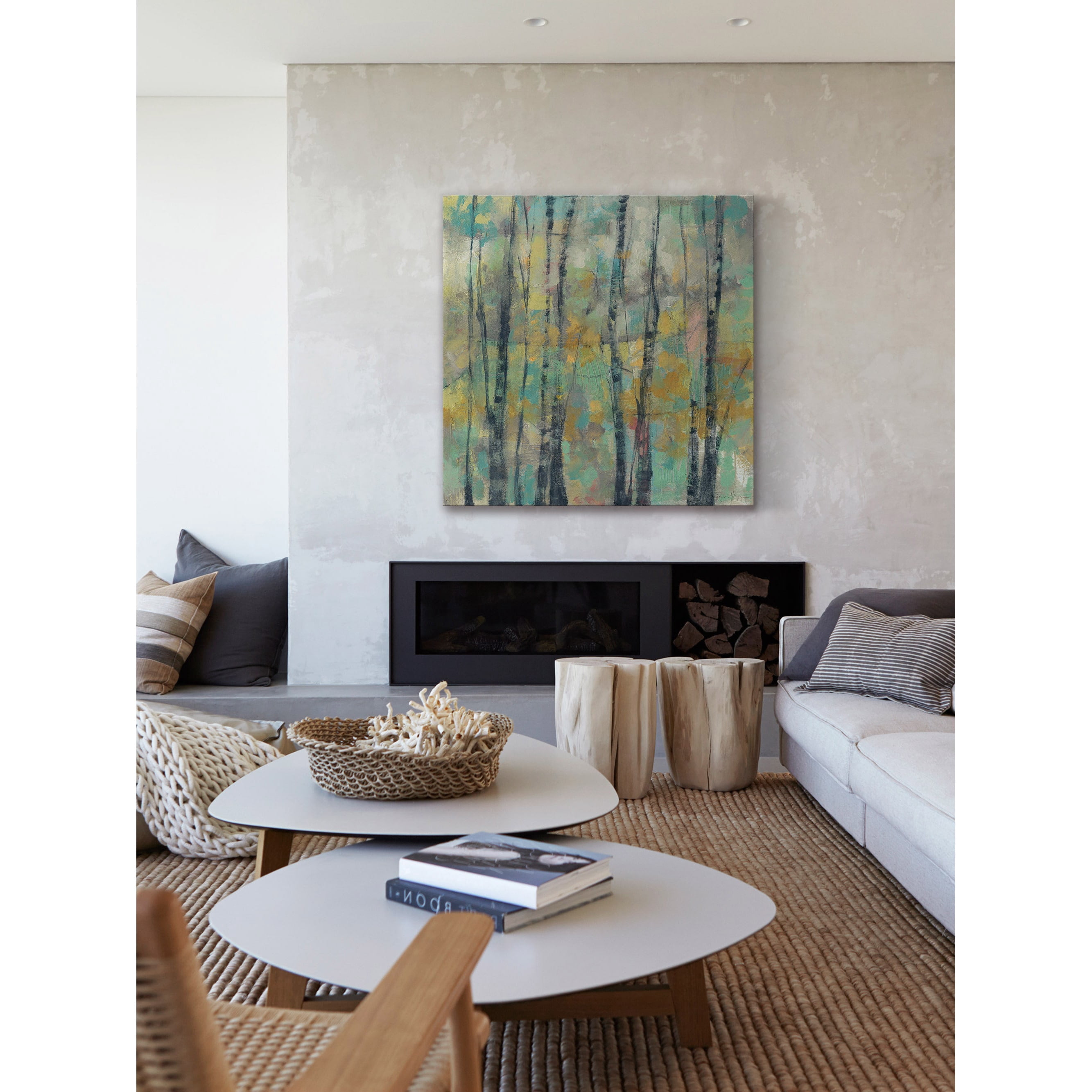 Marmont Hill "Pastel Arbor II" Painting Print on Wrapped Canvas